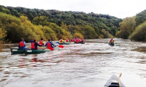 Canoeing on the Wye