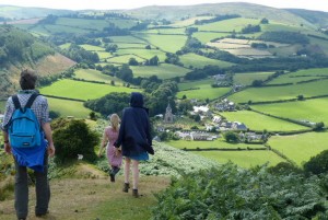 Descent to Gladestry on Hergest Ridge